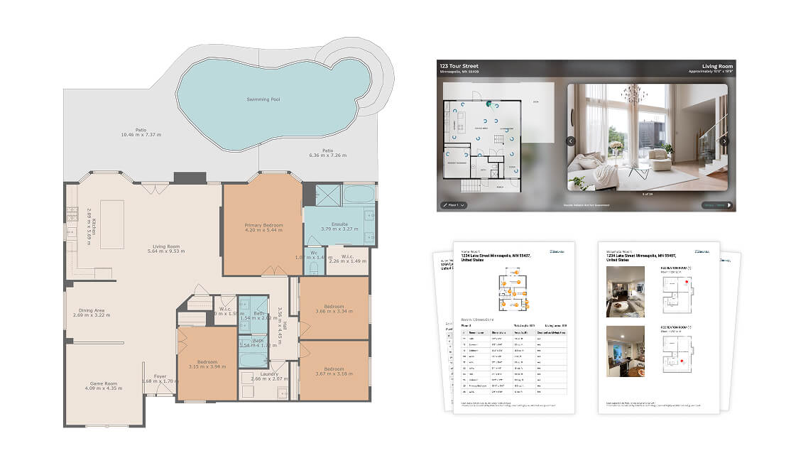 PLUS + Interactive floor plan example